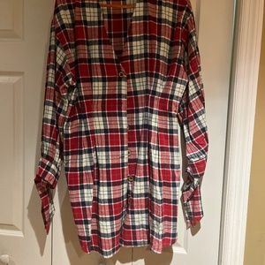 Tunic Flannel Top